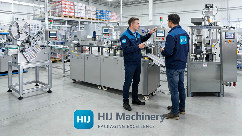 HIJ engineer providing on-site after-sales service and training to a client