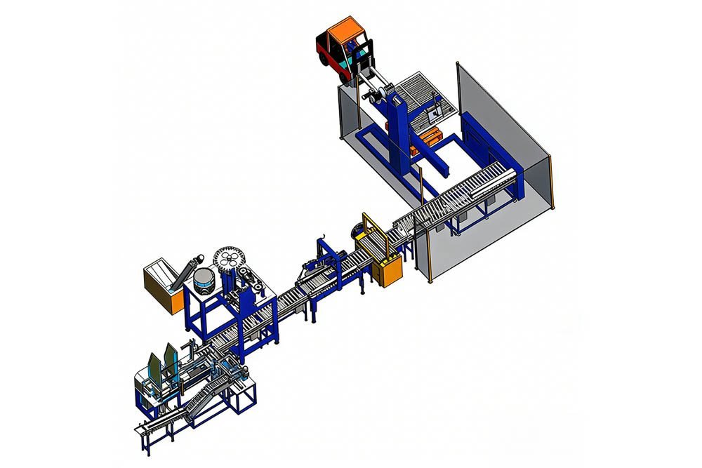 Case packing machines for pharmaceutical industry end-of-line packaging