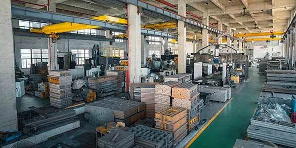 HIJ spare parts warehouse with comprehensive inventory of blister packing machine parts and blister machine parts for pharmaceutical packaging equipment