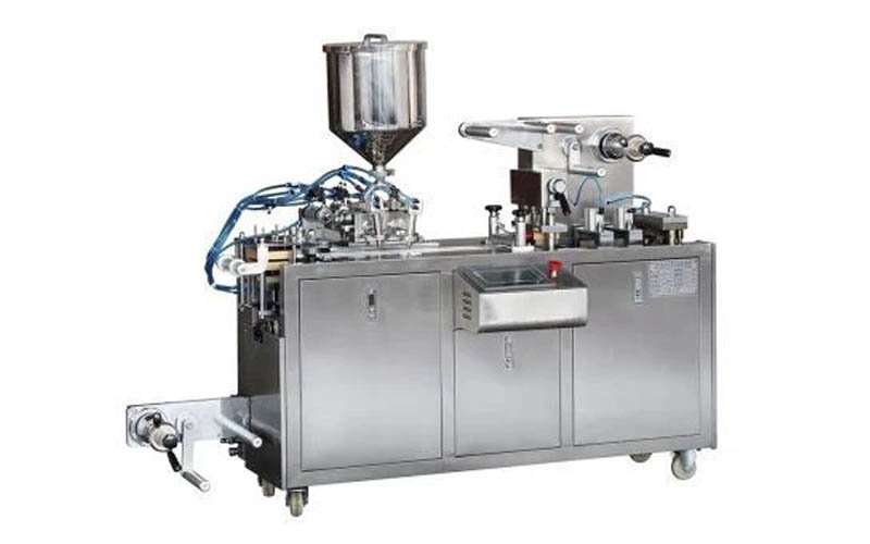 HIJ Capsule Blister Packing Machine DPP-160C with vacuum-assisted feeding for hard and soft capsules