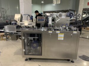 Side view of the HIJ liquid blister packaging machine