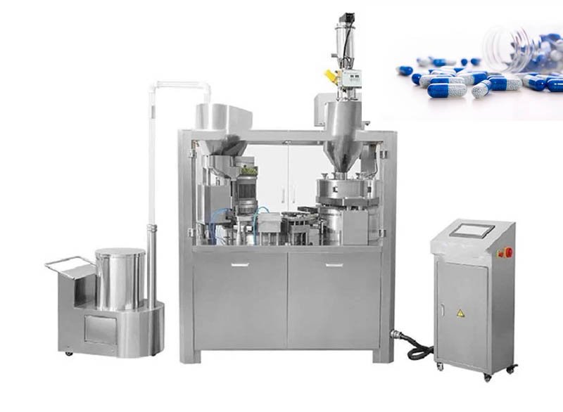 HIJ NJP Series Industrial Capsule Filling Machine - High capacity automatic encapsulation equipment