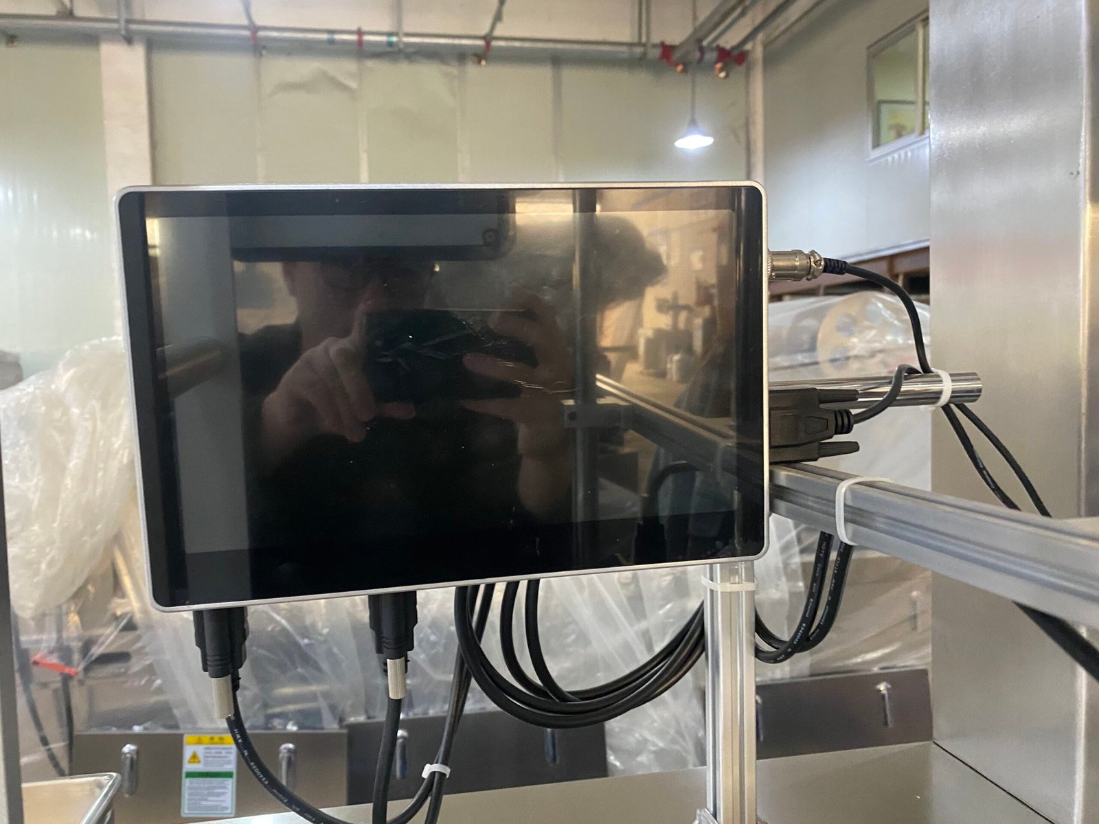 Siemens PLC Touchscreen with Inkjet Printer Control