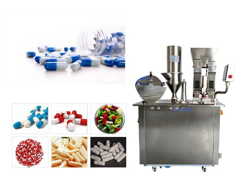 HIJ Semi-Automatic Capsule Filling Machine - Full View