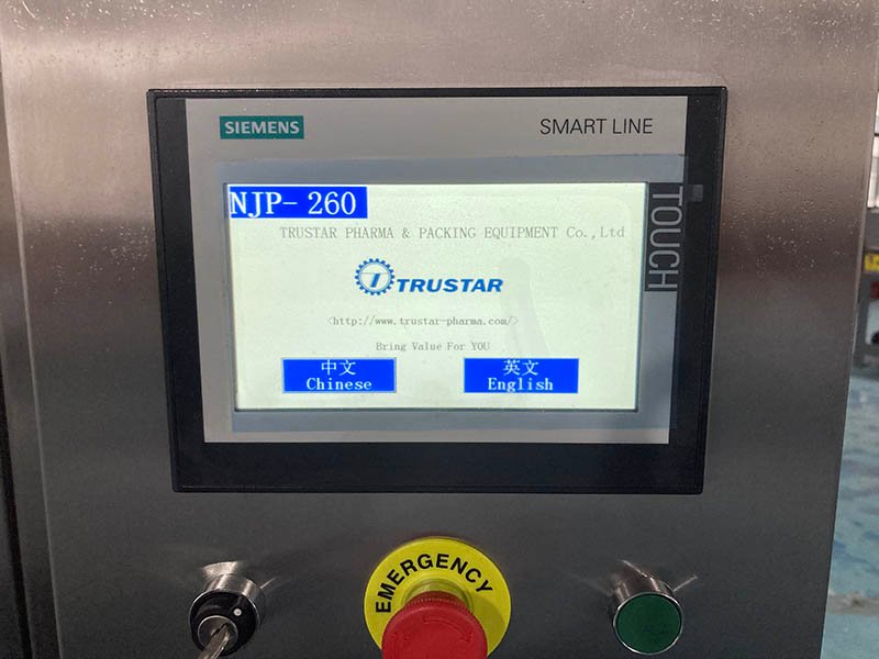 PLC touchscreen control panel