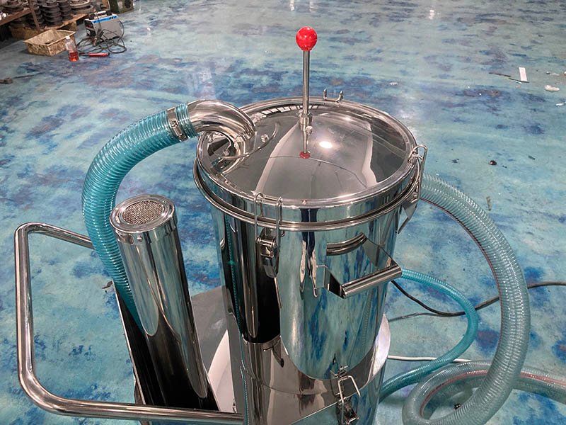 Industrial dust collector for powder capsule filling machine cGMP compliance