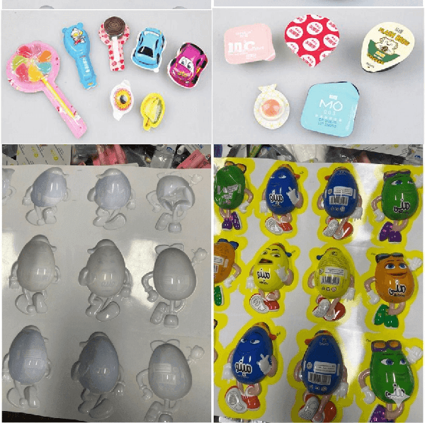 Custom Shape Chocolate Eggs Coins Seashells
