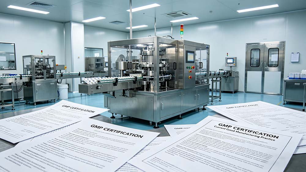 GMP-compliant pill blister packaging machine validation documentation including IQ OQ PQ protocols for turnkey line qualification