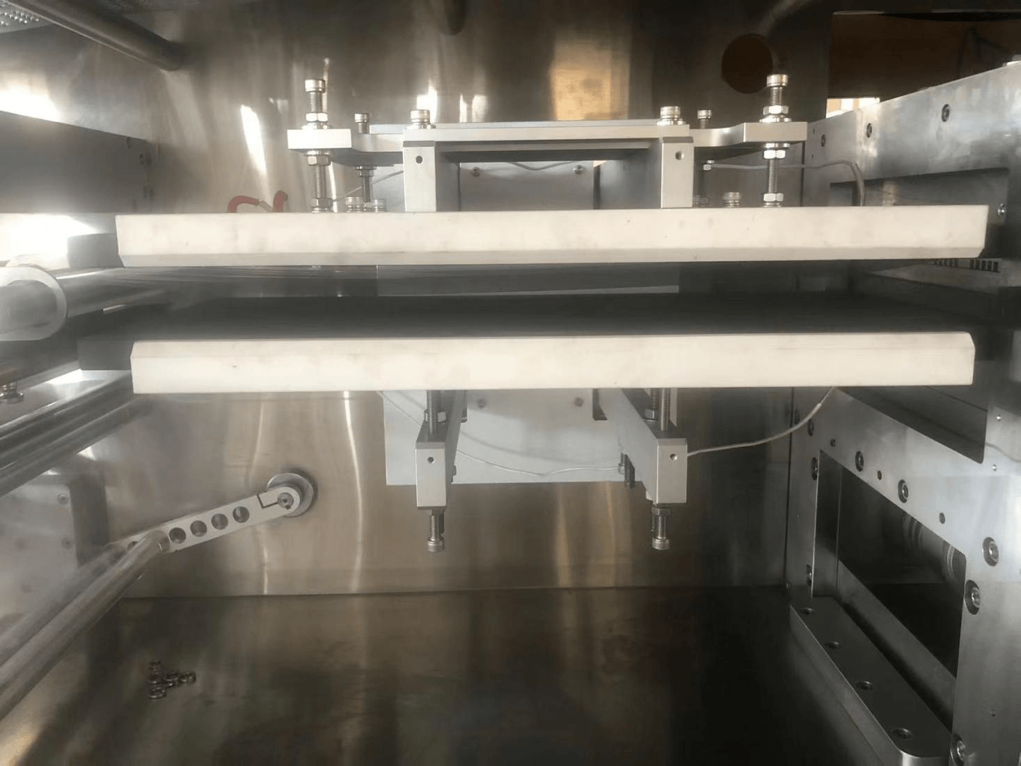 9-axis servo driven mechanisms inside DPH-380B high-speed blister packing machine